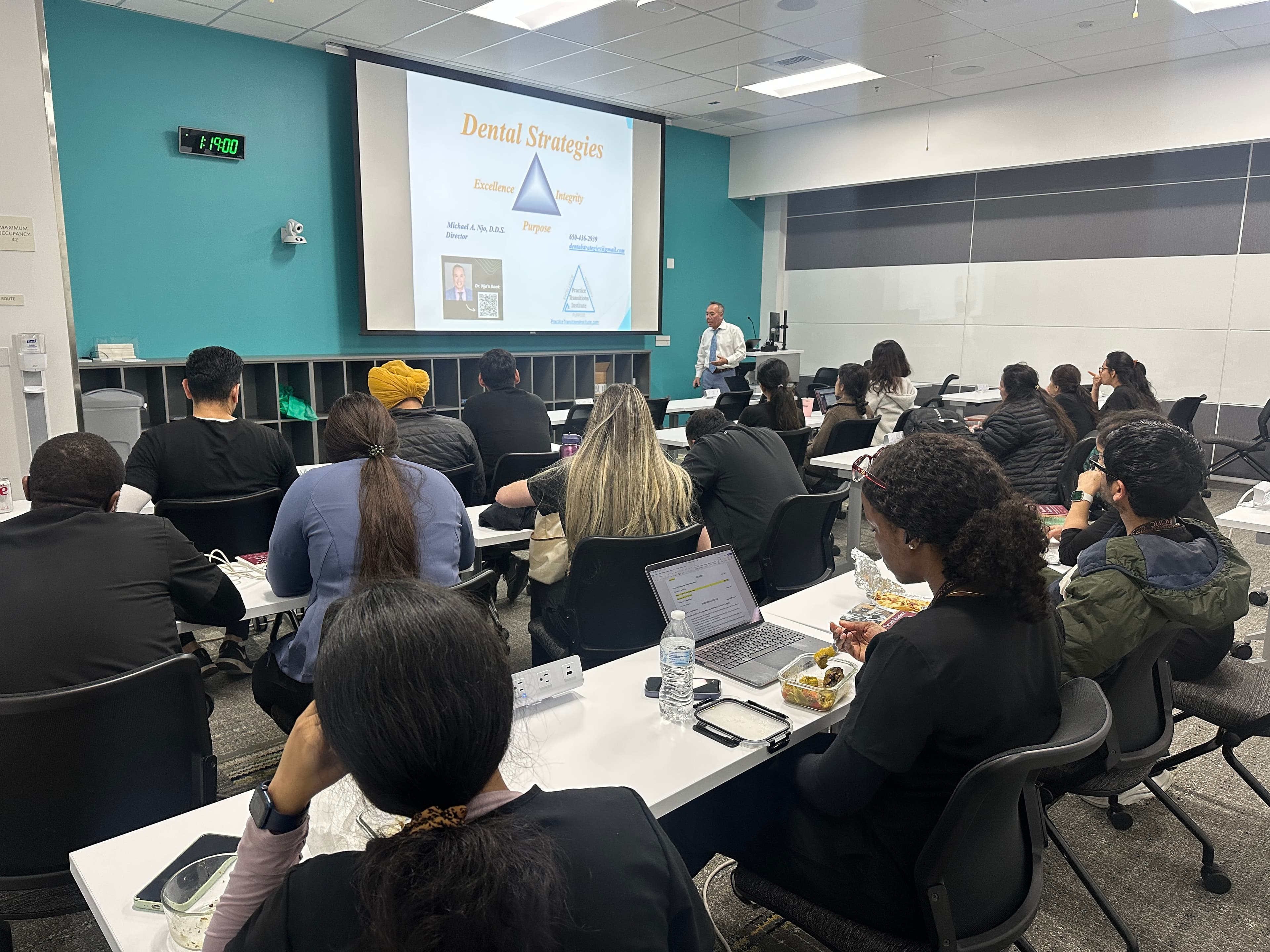 From admissions interviewee to senior IDS attendee at UOP Sacramento, sharing gratitude and gifts from Shuang's country with Dr. Njo